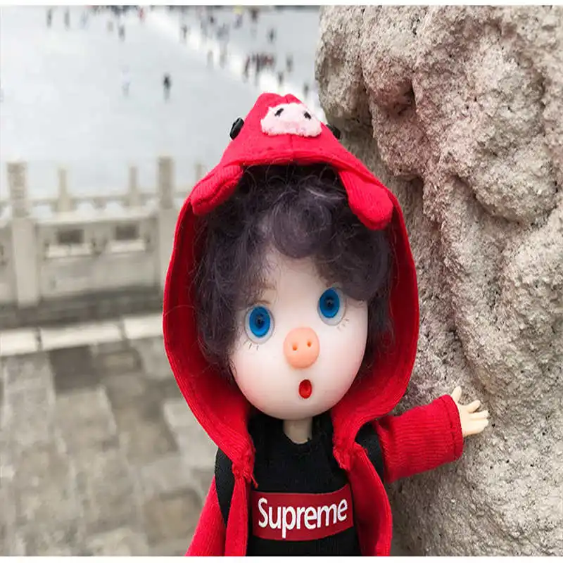 Cataleya Pig sister 1/12 BJD трендовая футболка с короткими рукавами для куклы Ob11 детская одежда нижнее белье