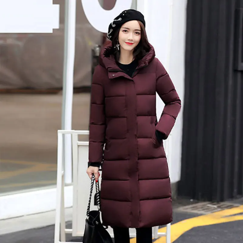 Новинка 2017 зимнее пальто для женщин плюс толстый тонкий пуховик хлопок куртка