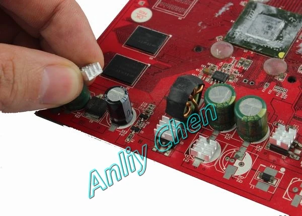 Алюминиевый теплоотвод Для MOS IC чипсет DDR VGA ОЗУ 6 35 мм * 3 5 чип-радиатор 20 шт. в