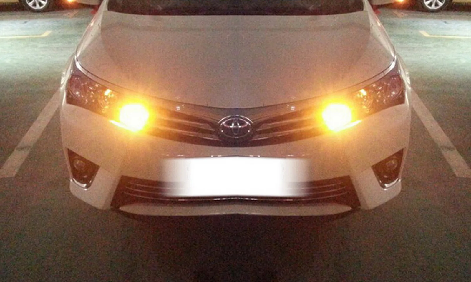 

ANGRONG 2 X LED 7443 582 580 W21/5W Bulb Sidelight Reverse Tail Stop Light DRL 12V Amber