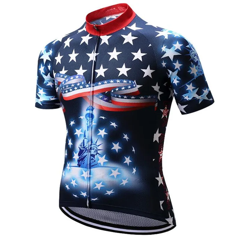 

Weimostar USA Cycling Jersey 2018 Pro Team Racing Sport Bike Jersey Shirt Breathable Bicycle Cycling Clothing Maillot Ciclismo
