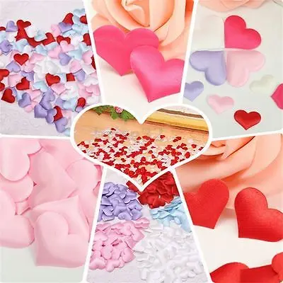 Искусственные лепестки в форме сердца 100 шт.|flower petals|heart petalsfabric flower petals |