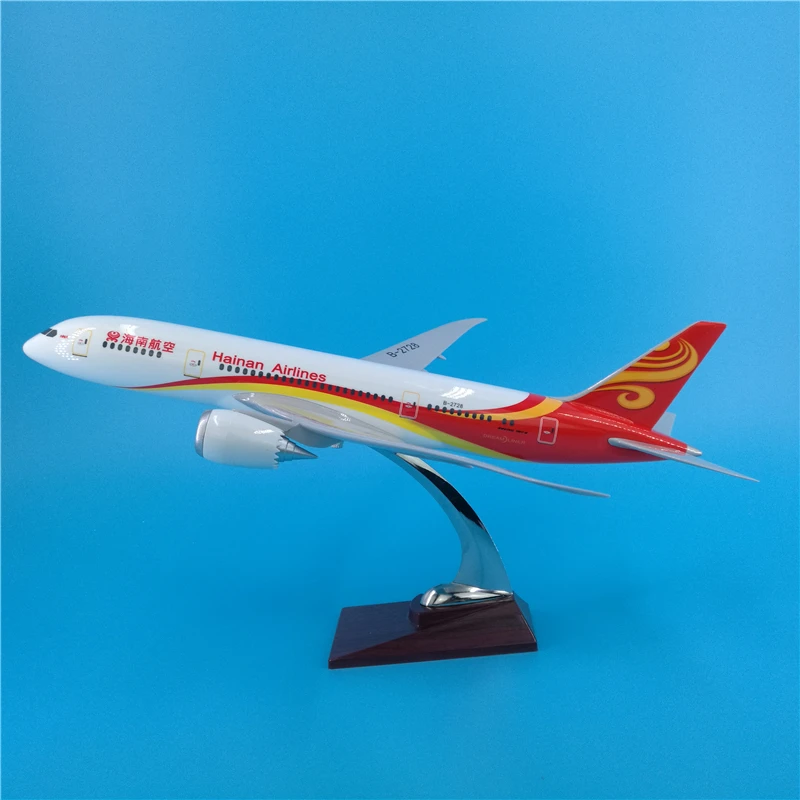 Модель самолета воздуховода B787 43 см модель Боинг 787 авиакомпании Hainan| |