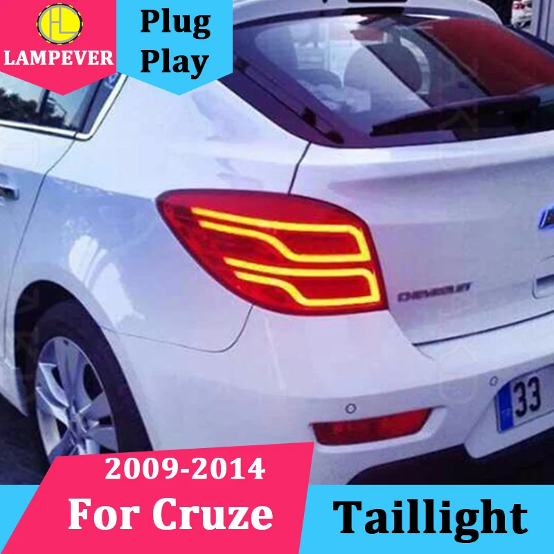 Lampever автомобильный Стайлинг для Chevrolet Cruze задний фонарь s светодиодный ДХО +
