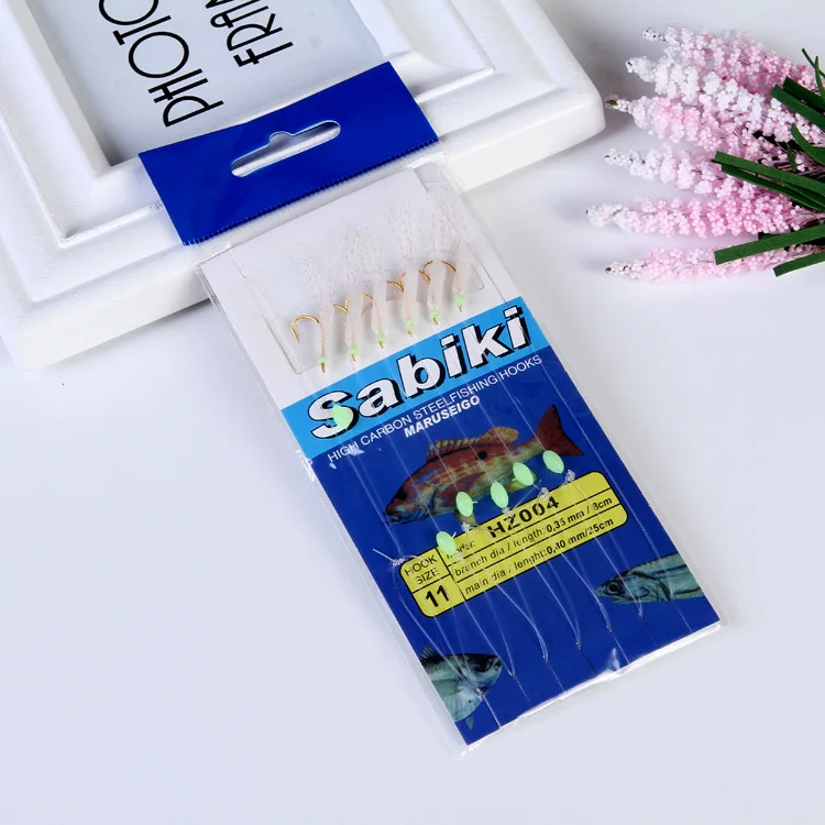 Набор приманок для морской рыбалки 10 шт. в упаковке|pesca sabiki|bait baitfishing sabiki |