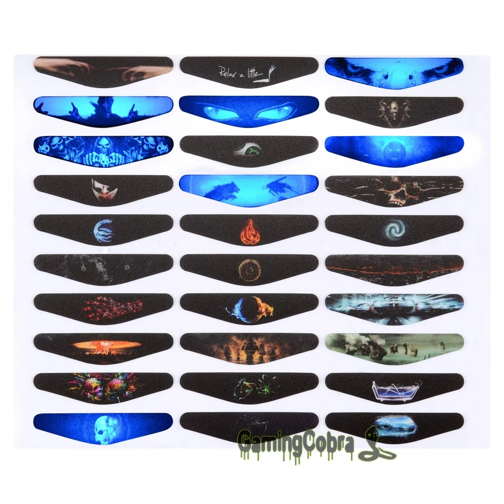 30 комплектов цветных наклеек для контроллера PS4 Pro Slim|stickers cover|sticker designstickers stickers |