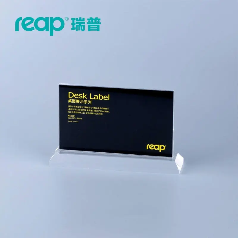 Сбор Микки Мауса Акриловая T-образная настольная табличка Держатель карточка