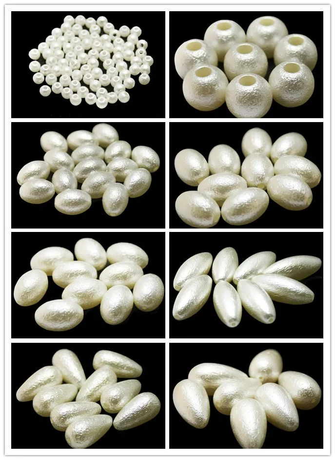 Бесплатная доставка белые бусины из АБС-пластика с имитацией жемчуга круглые