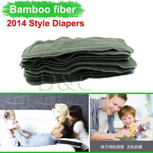 Бесплатная доставка Детские моющиеся многоразовые подгузники из натуральной