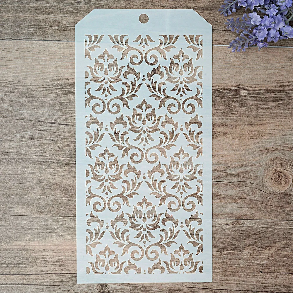ST1224140 12*24 см DIY ремесло Многослойные трафареты для стен Живопись штампованная для скрапбукинга штампы альбом декоративное тиснение бумажные карты - Цвет: ST1224140