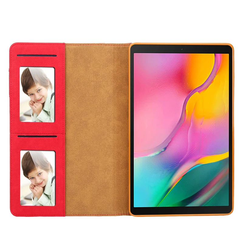 Многофункциональный кожаный чехол в стиле ретро для samsung Galaxy Tab A 10," T510, бизнес-чехол с подставкой для samsung SM-T515