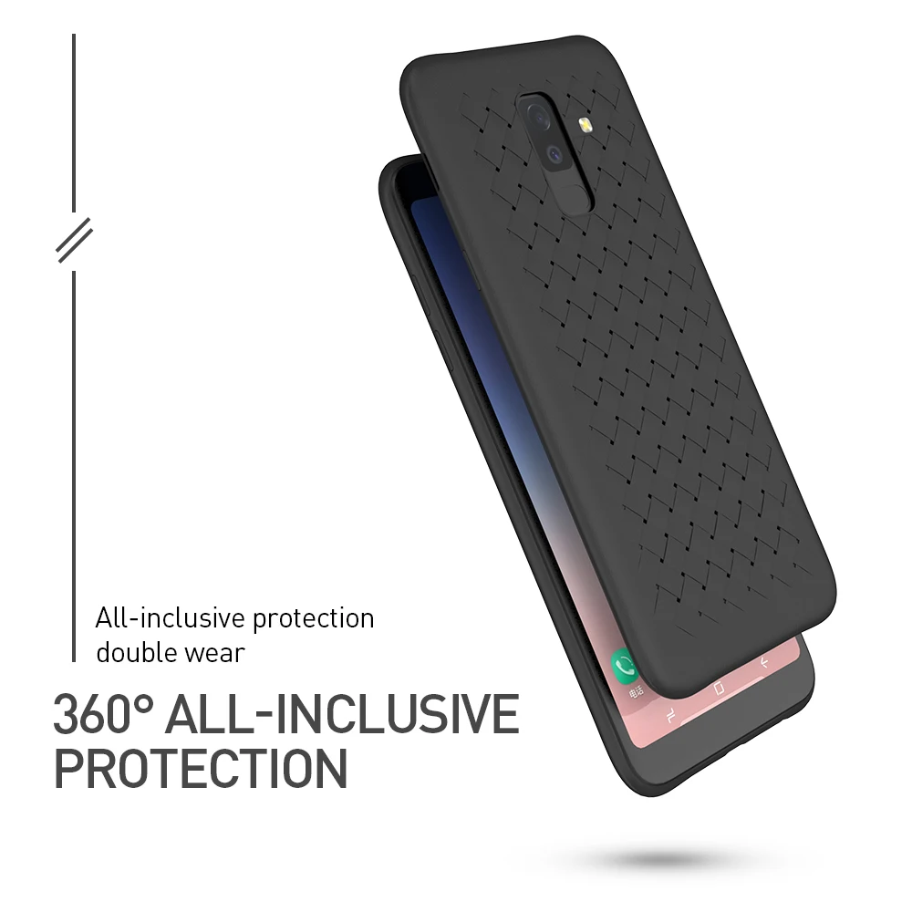 KEYSION супер мягкий чехол для телефона Samsung Galaxy A6 Plus 2018 Роскошные тканевые Чехлы в