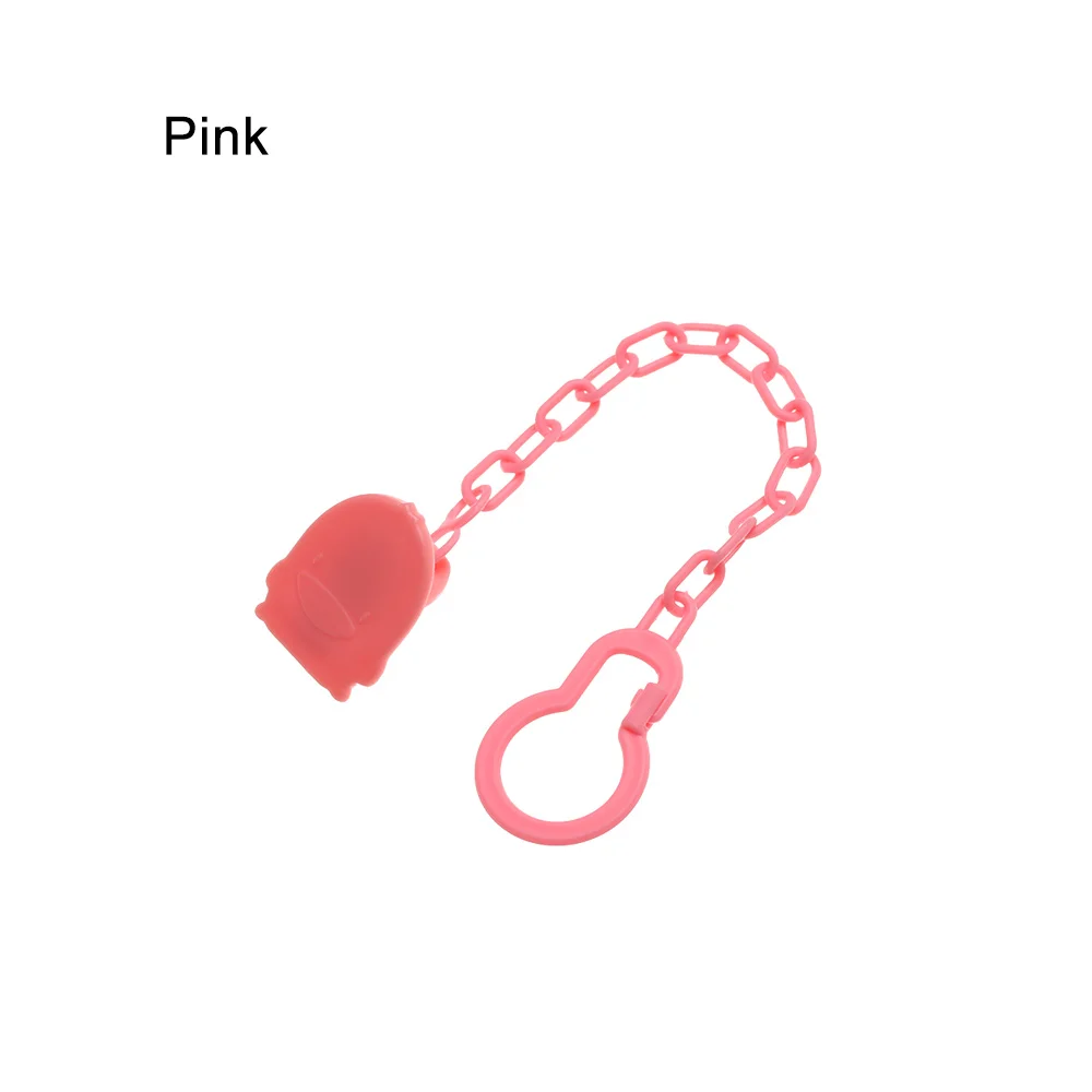 pink Новая Детская Соска с зажимом на цепочке для младенцев, пустышка для младенцев, Весенняя соска, держатель на цепочке, зажим на ремешке - Цвет: pink