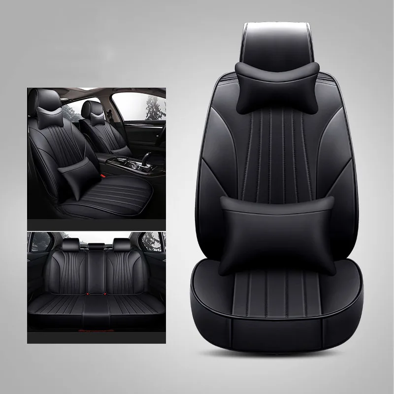 

WLMWL Universal Leather Car seat cover for Jeep all models Grand Cherokee renegade compass Commander Cherokee car styling