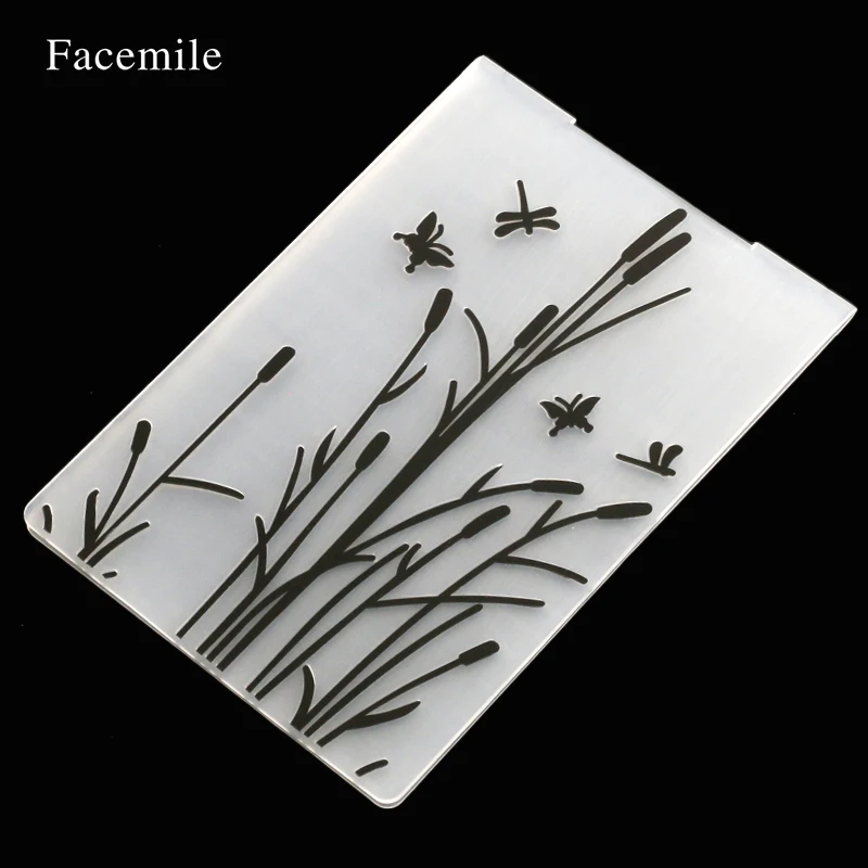 Facemile 1 шт. пластиковая папка для тиснения цветок животные сделай сам скрапбукинг