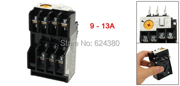 TR-5-1N/3 ручной сброс защиты двигателя три 3 полюса P тепловое реле перегрузки 9-13A