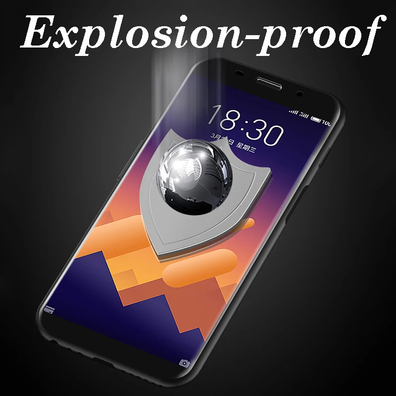 Закаленное стекло для Meizu E3 2 шт. защитная пленка экрана полное покрытие Meilan 3D с