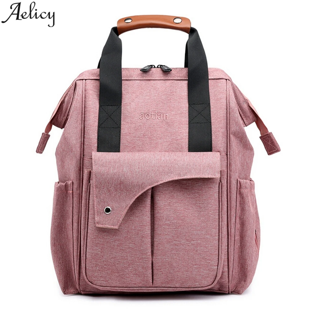 Aelicy, модная сумка для мам, сумка для подгузников, заряжаемая, большая емкость, высокое качество, сумка для кормления, дорожная сумка на плечо, рюкзак, Mochila, водонепроницаемая