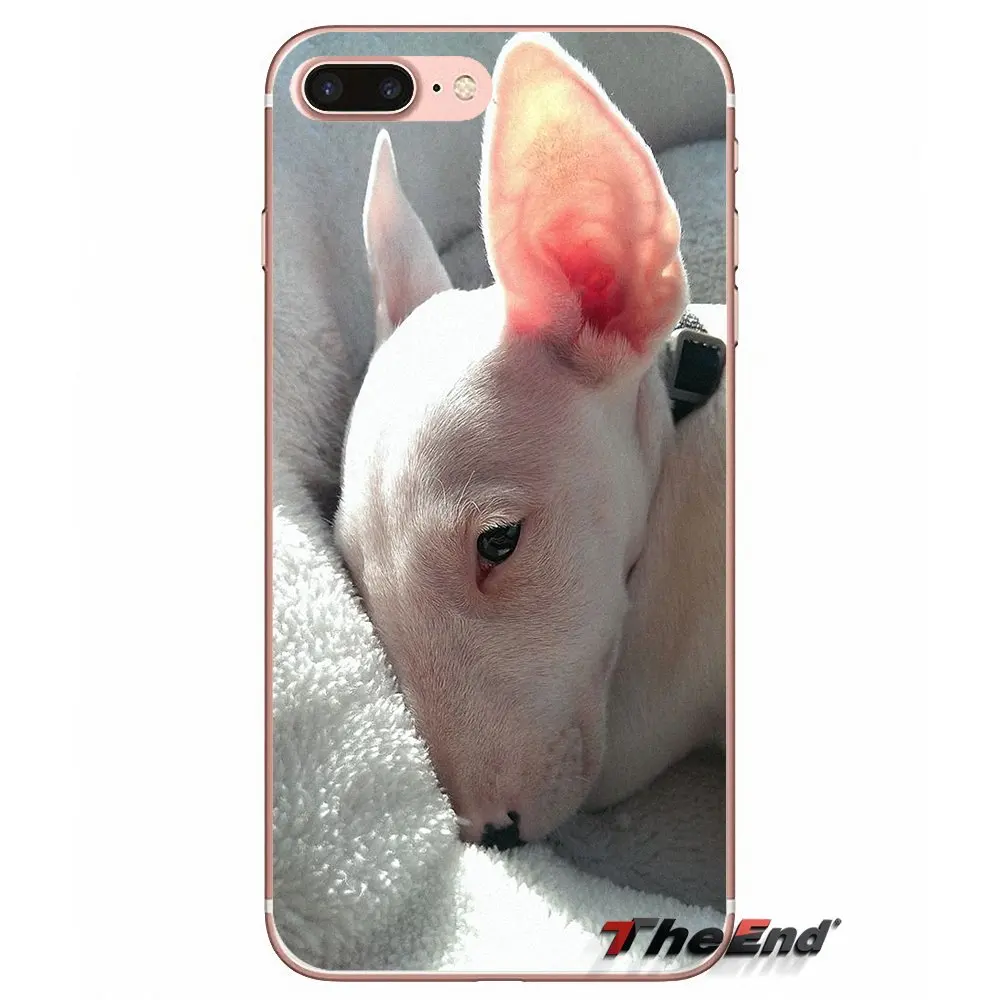 Прозрачный мягкий чехол для huawei P Smart Y6 Ascend P8 P9 P10 Plus Nova P20 Lite Pro Mini 2017 bull terrier dog puppies |