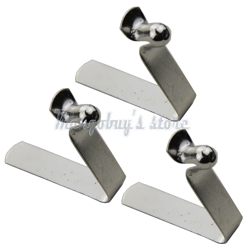 50 Pieces Single Hollow Button Clips 4/5/6/7/8/9mm Kayak Paddle Snap Spring Tent Pole Accessories Boat Marine | Спорт и развлечения