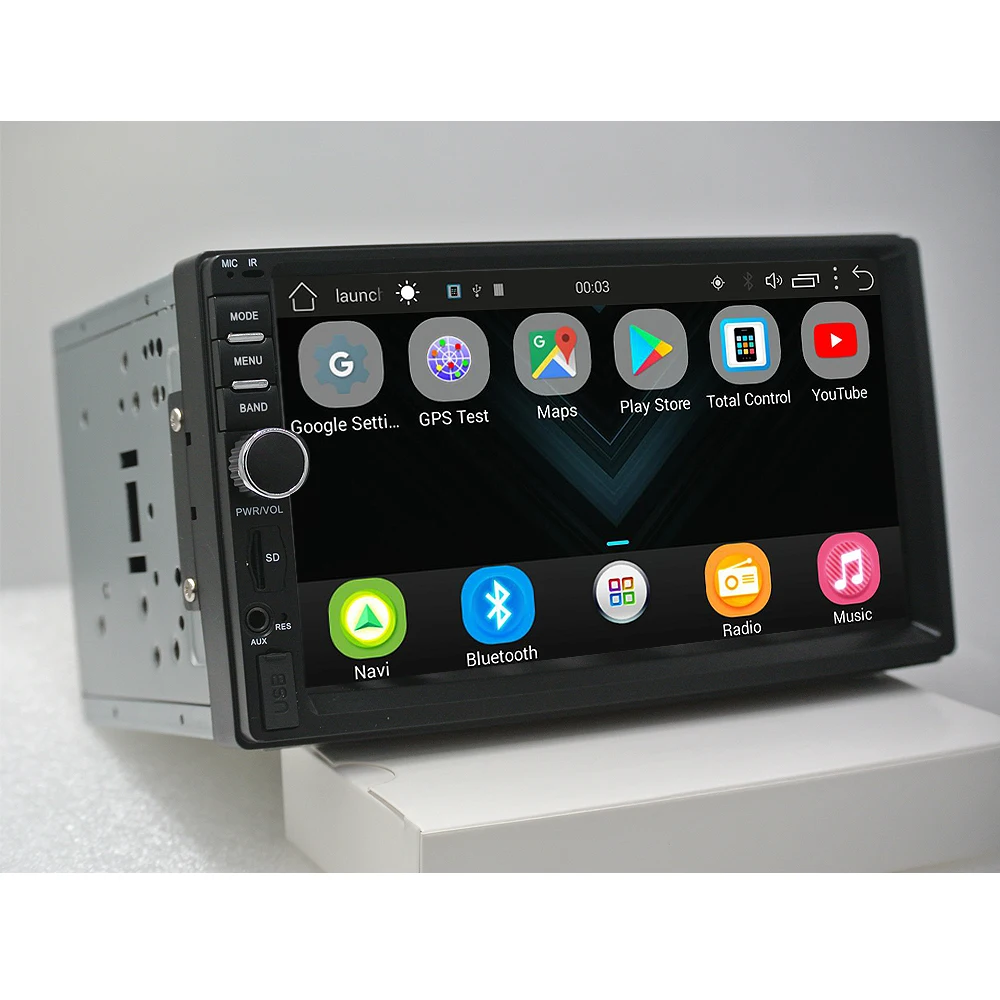 7 &quotАвто Радио bluetooth gps двойной din мультимедийный плеер android 6 0 Универсальный