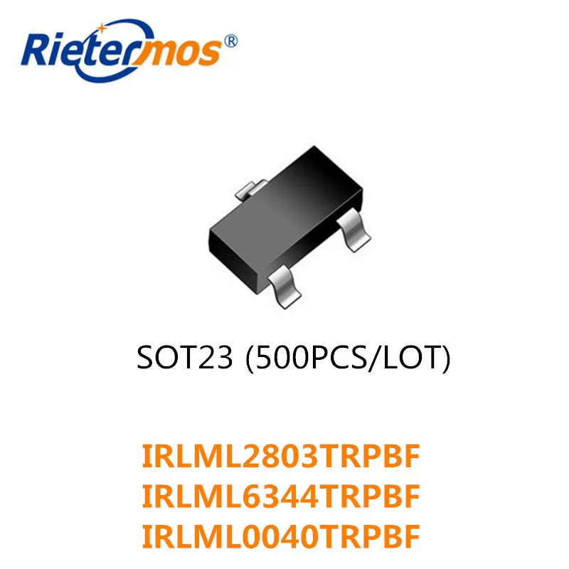 500 шт. SOT23 N CHANNEL IRLML2803TRPBF IRLML2803PBF IRLML6344TRPBF IIRLML6344PBF IRLML0040TRPBF IRLML2803 IRLML6344 IRLML0040|n-channel| |