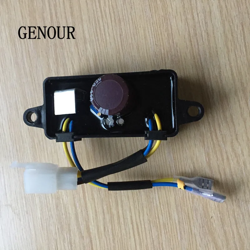 2.8KW генератор AVR Для бензиновый генератор 2KW 2.8KW 168F 170F, с переключением между дальним и фазовый АРН автоматический Напряжение Регулятор выпрямителя 250V 330 мкФ