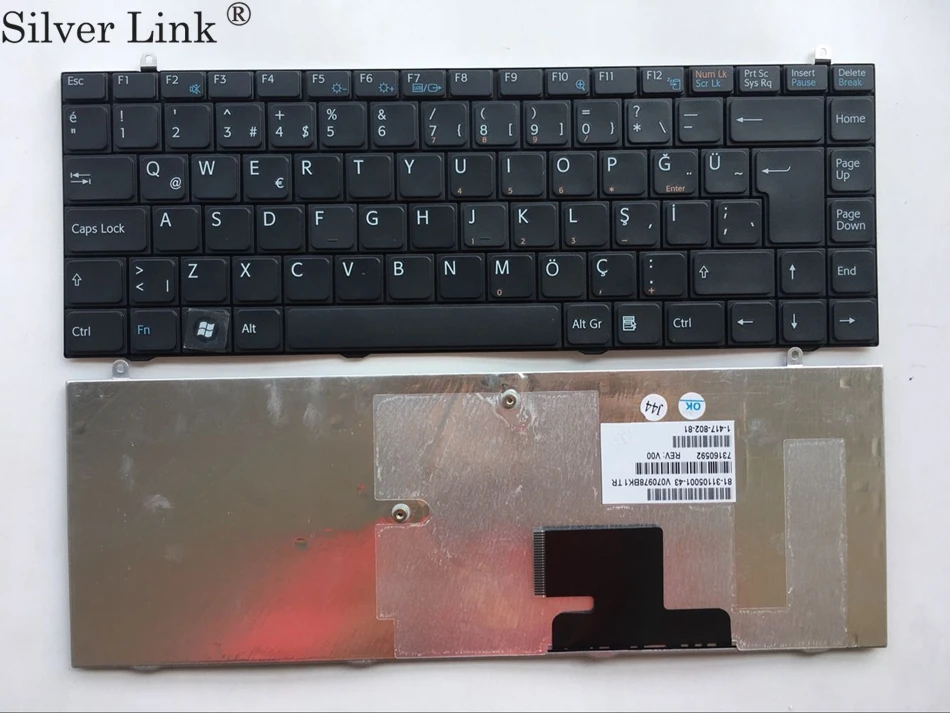 TR Турецкая клавиатура для SONY серии FZ FZ19 FZ25 FZ37 FZ38 черная ноутбука