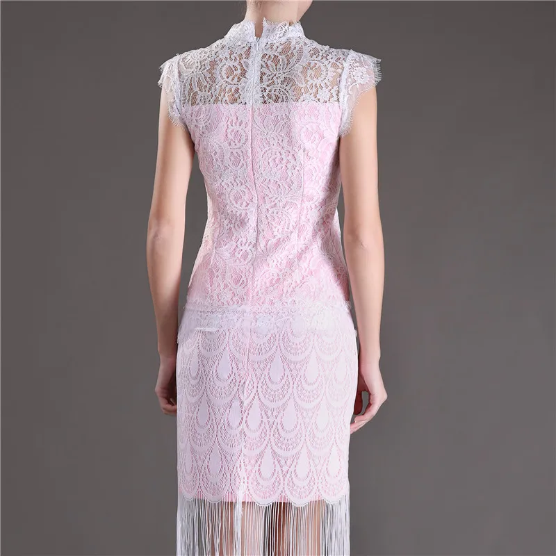 H Хан королева 2 шт женское элегантное сексуальное кружевное платье с открытыми