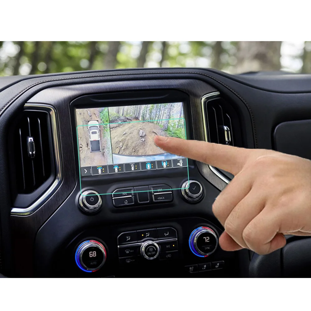 8-дюймовая Автомобильная защита экрана GPS-навигатора для GMC Sierra 1500 2500HD 3500HD Denali