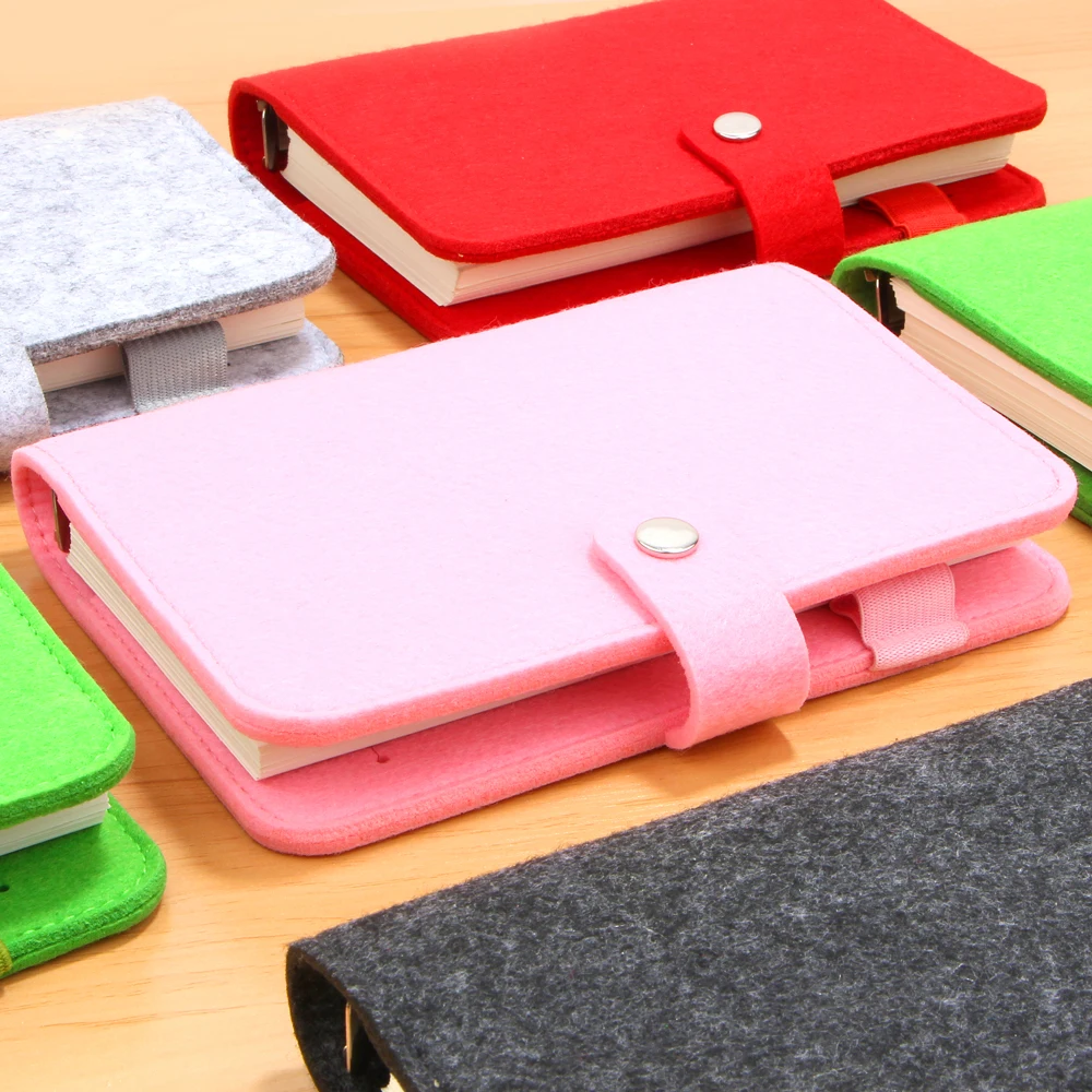 Классический фетровый блокнот Офисная школа 6 отверстий спиральная записная