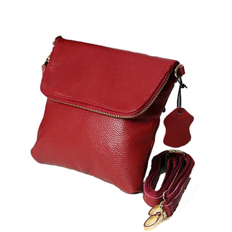 Новый Для женщин из натуральной кожи сумка на плечо 100% Crossbody Сумки коровьей раза