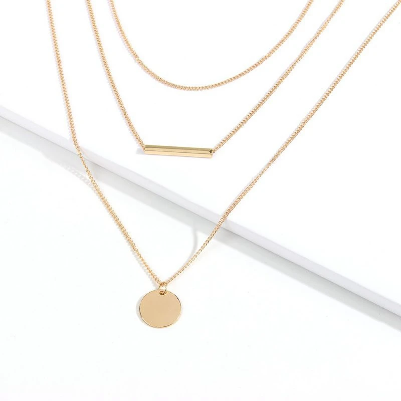 Personality Trend Models Multi-layer Clavicle Chain Strip Pendant Ladies Bohemian Necklace | Украшения и аксессуары
