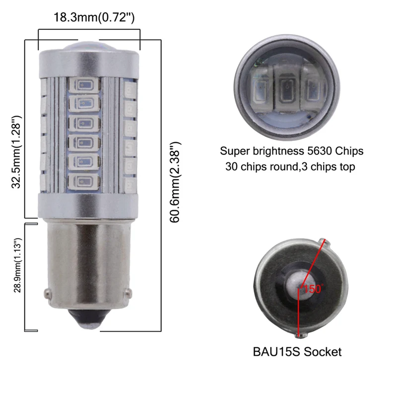 Katur 4 шт. 1156 BAU15S PY21W BAW15s PR21W светодиодный лампы с одной нитью для автомобилей, сигнальные огни поворота, Янтарное Красное освещение