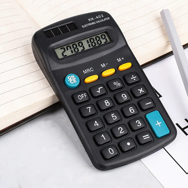 Highever мини калькулятор 8 цифр дисплей черный общего назначения calculadora маленький