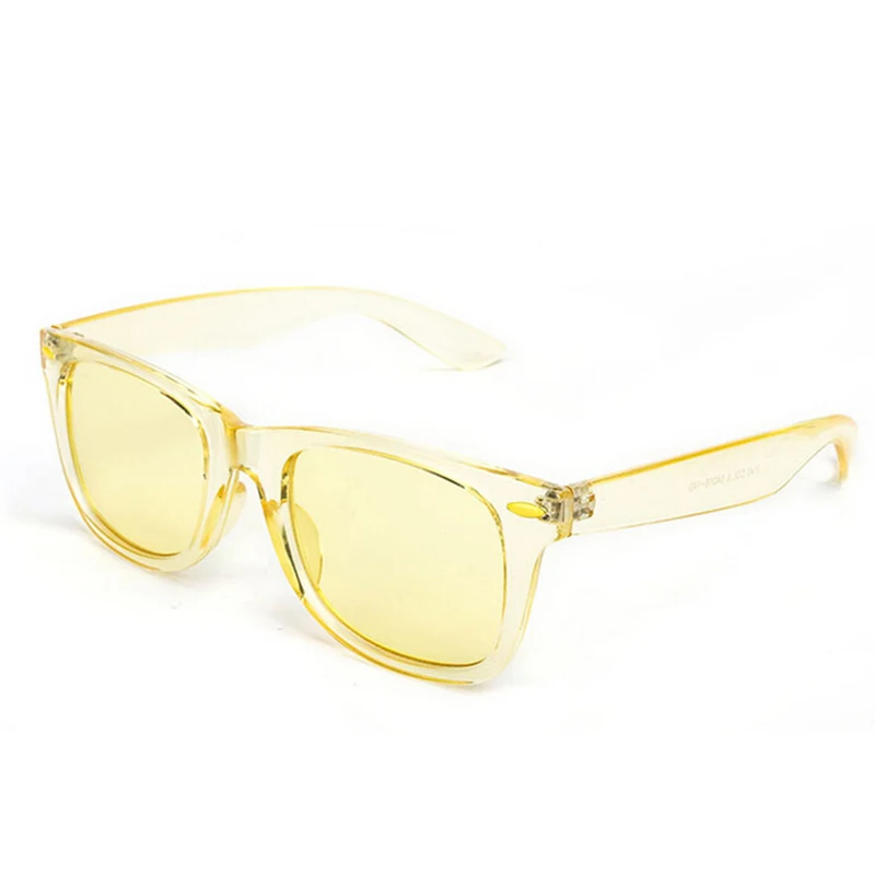 Лидер продаж 2015 брендовые солнцезащитные очки унисекс с квадратной прозрачной