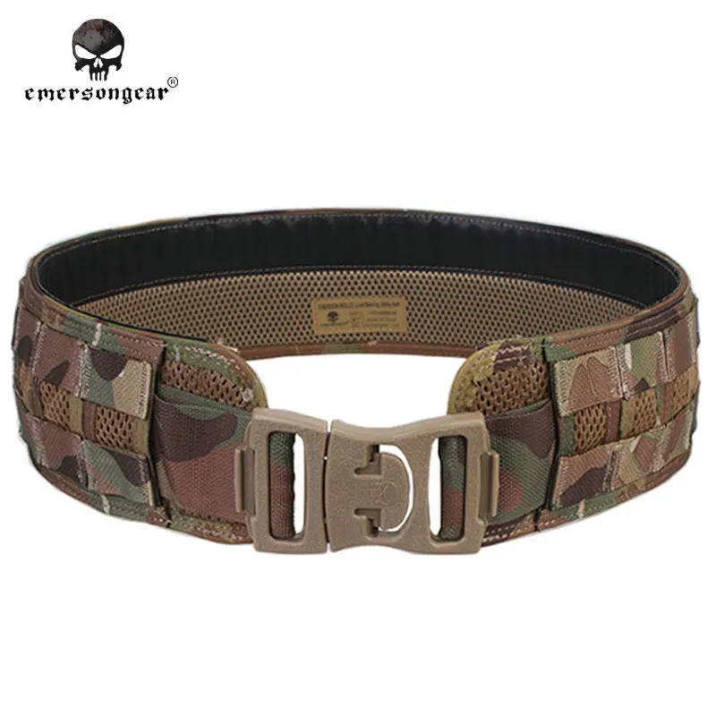 Emersongear мужской армейский пояс для страйкбола пейнтбола Emerson MOLLE с нагрузкой