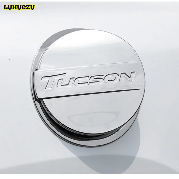 Luhuezu хромированный топливного бака крышка газовая Крышка для аксессуары Hyundai Tucson