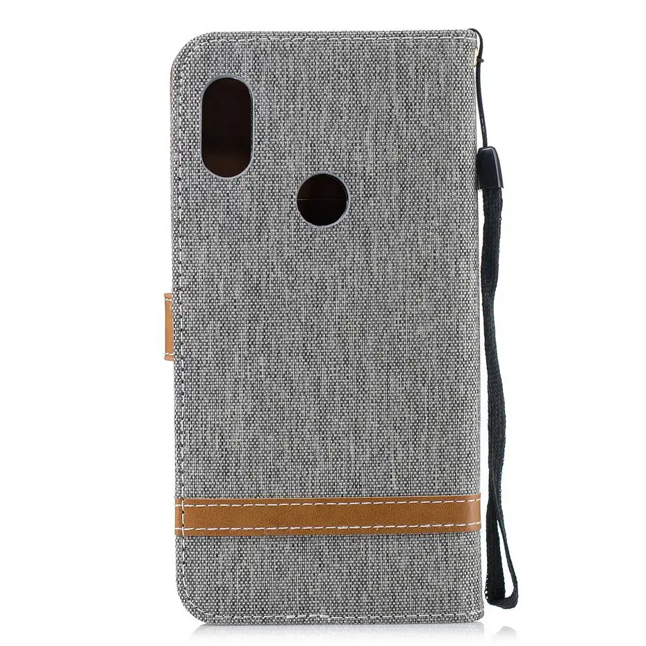 Чехол-книжка Desyner для xiaomi redmi note 6 кожаный чехол-бумажник джинсовые Чехлы