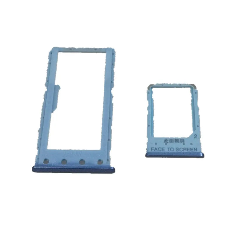 

Redmi6A SIM Card Tray Socket Slot Holder Adapters For Xiaomi Redmi 6A / Redmi 6 Sim Cards Adapters Phone Replacement Spare Parts