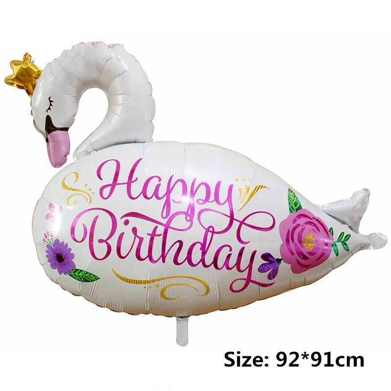 Big Flamingo Birthday Balloons Rose Pink Flamingo Moon Heart Beer cup Foil Balloon Wedding Mariage Decoration Adult Party Helium Air Globos - Цвет: Big Flamingo