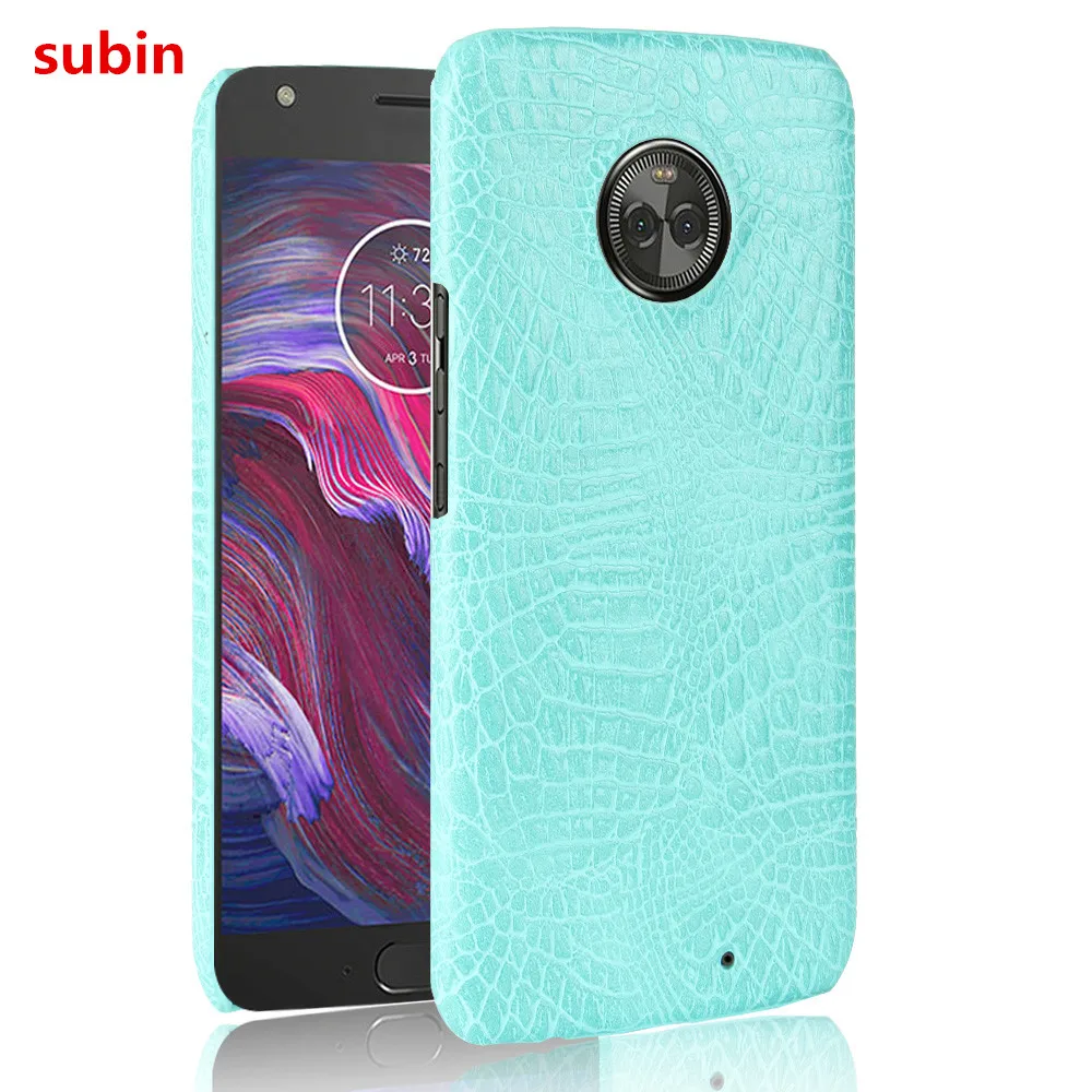 

subin New arrival For Motorola Moto X4 Case Luxury Crocodile Skin Cover For Motorola Moto X (4th gen.) 5.2inch Phone Bag Case