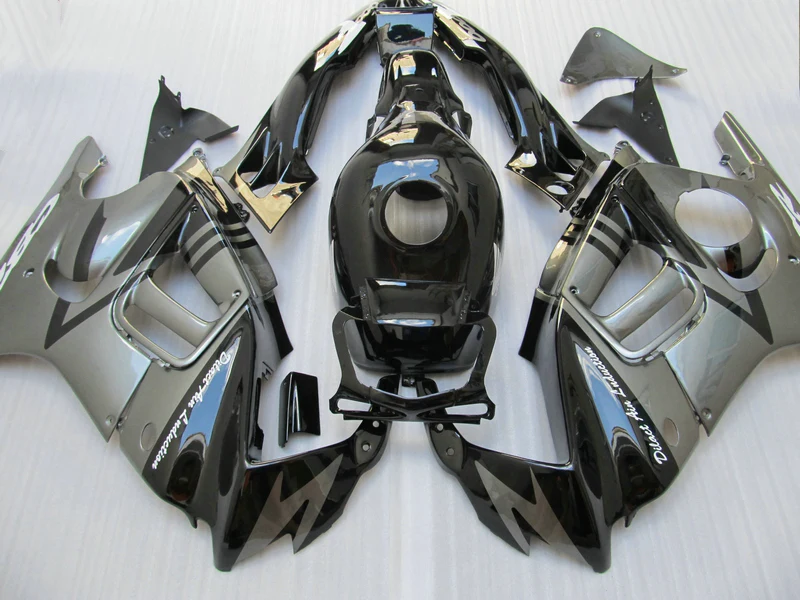 

L36-Motorcycle Fairing Kit for CBR600F3 1997 1998 CBR600 F3 97 98 CBR 600 F3 ABS Silver black Fairing kit+gifts