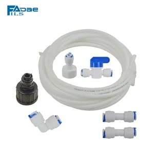 Комплект для установки и подключения водяного фильтра для холодильникальдозатораДиспенсера для воды (включает трубу диаметром 6 метров 14 дюйма6,35 мм)