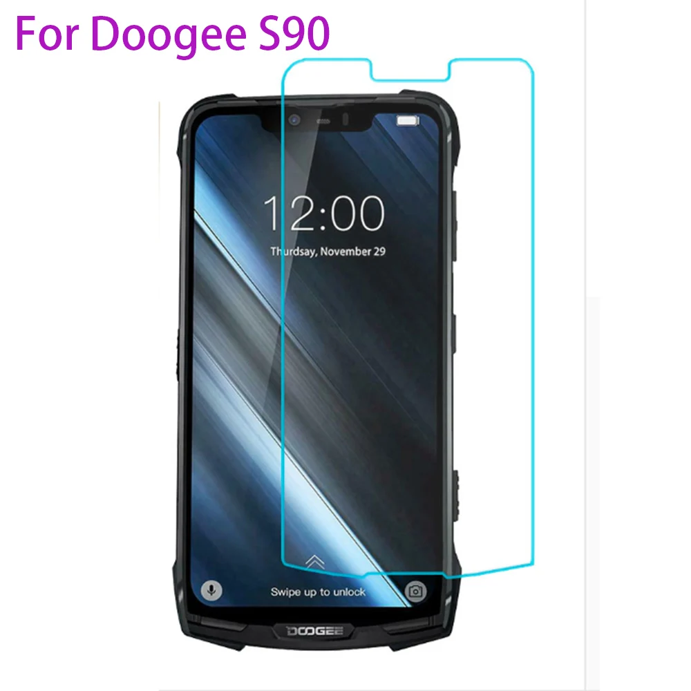2 шт. закаленное стекло Naxtop 2.5D Для Doogee S90 / S60 Lite Mix X50 Y8 прозрачное|Защитные стёкла и