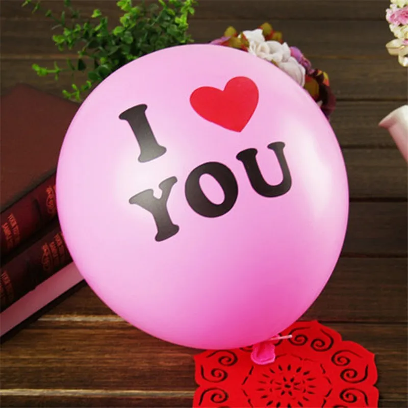 12 дюймов 20 штук сердце жемчужные латексные воздушные шары I Love You Globos детских