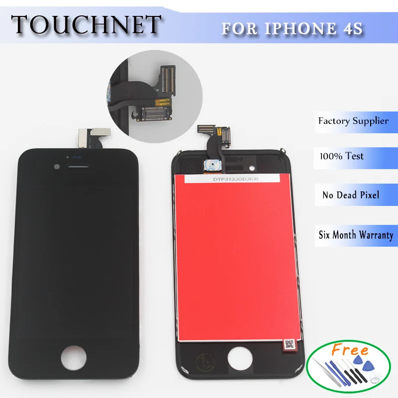Replacement Parts For iPhone 4S LCD Screen Display Assembly Complete black and white color available | Мобильные телефоны и