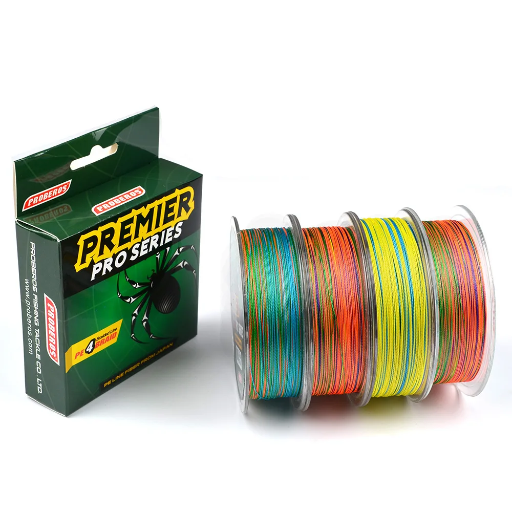4 Strands 100M PE Braided Fishing Line 6LB-100LB proberos trecciato da pesca a mosca fishing braid accessories | Спорт и развлечения