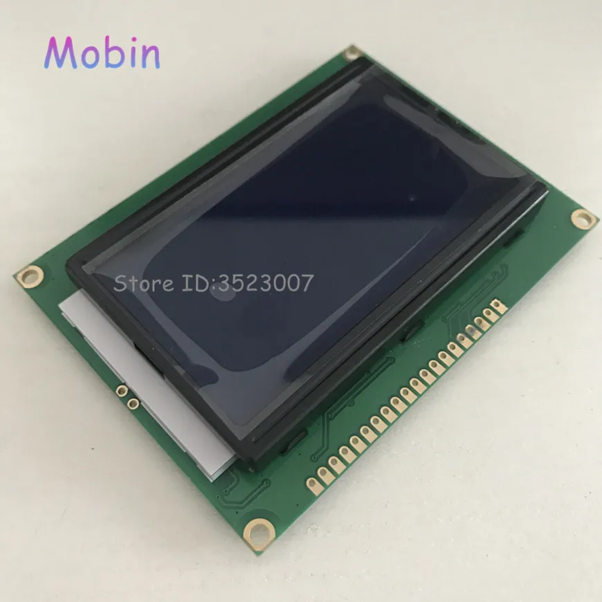 5pcs/lot LCD 12864 LCD12864 128x64 Dots Graphic Blue Color best quality Free shipping |