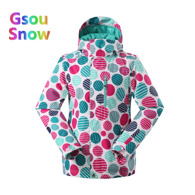 2017 Gsou sonw Спорт на открытом воздухе Зимние Для женщин Камуфляж Сноубординг Теплее